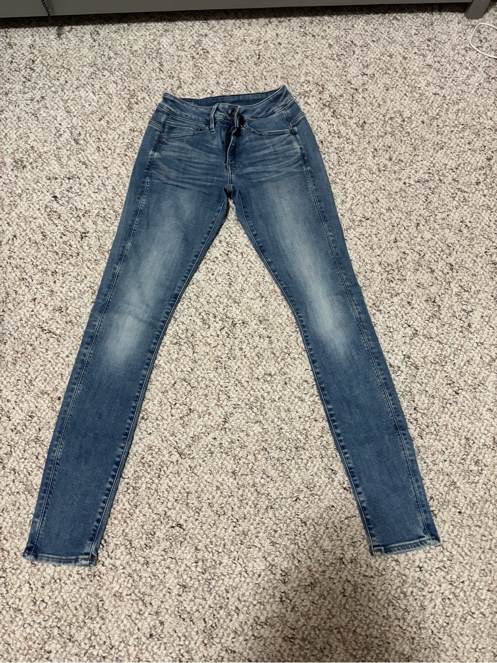 G-Star Slim Fit Skinny Jeans - Medium Blue Wash
